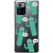Прозрачный чехол BoxFace Xiaomi Poco X3 GT с 3D-глазками HIYA