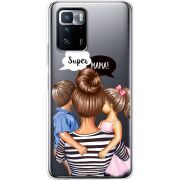 Прозрачный чехол BoxFace Xiaomi Poco X3 GT Super Mama