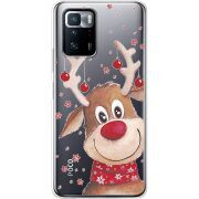 Прозрачный чехол BoxFace Xiaomi Poco X3 GT Winter Deer