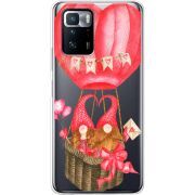 Прозрачный чехол BoxFace Xiaomi Poco X3 GT Valentine Dwarfs