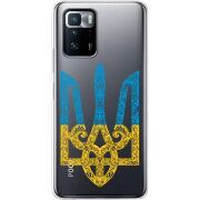 Прозрачный чехол BoxFace Xiaomi Poco X3 GT Gold Trident