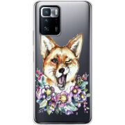 Прозрачный чехол BoxFace Xiaomi Poco X3 GT Winking Fox