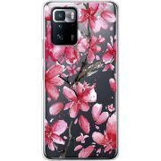 Прозрачный чехол BoxFace Xiaomi Poco X3 GT Pink Magnolia