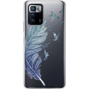 Прозрачный чехол BoxFace Xiaomi Poco X3 GT Feather