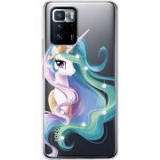 Чехол со стразами BoxFace Xiaomi Poco X3 GT Unicorn Queen