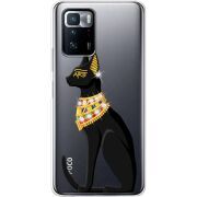 Чехол со стразами BoxFace Xiaomi Poco X3 GT Egipet Cat
