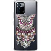 Чехол со стразами BoxFace Xiaomi Poco X3 GT Owl