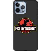 Черный чехол BoxFace Apple iPhone 13 Pro No Internet