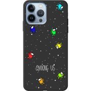 Черный чехол BoxFace Apple iPhone 13 Pro Max Among Us Invisible