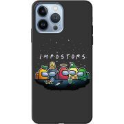 Черный чехол BoxFace Apple iPhone 13 Pro Max Among Us Impostors