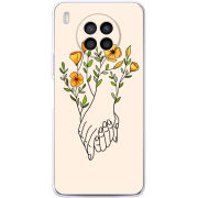 Чехол BoxFace Huawei Nova 8i Flower Hands