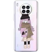 Прозрачный чехол BoxFace Huawei Nova 8i Winter Morning Girl