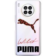 Прозрачный чехол BoxFace Huawei Nova 8i Wild Cat