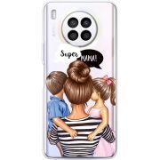 Прозрачный чехол BoxFace Huawei Nova 8i Super Mama