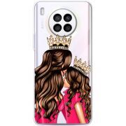 Прозрачный чехол BoxFace Huawei Nova 8i Queen and Princess