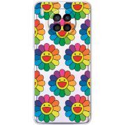 Прозрачный чехол BoxFace Huawei Nova 8i Hippie Flowers