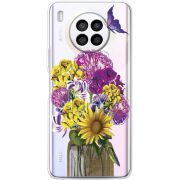 Прозрачный чехол BoxFace Huawei Nova 8i My Bouquet