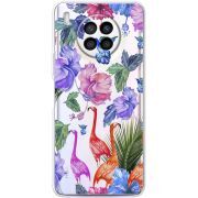 Прозрачный чехол BoxFace Huawei Nova 8i Flamingo