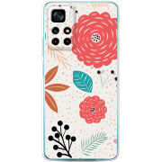 Чехол BoxFace Xiaomi Poco M4 Pro 5G Line Flowers