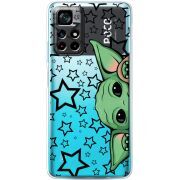 Прозрачный чехол BoxFace Xiaomi Poco M4 Pro 5G Baby Yoda