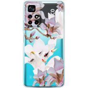 Прозрачный чехол BoxFace Xiaomi Poco M4 Pro 5G Chinese Magnolia