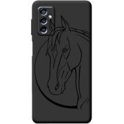 Черный чехол BoxFace Samsung Galaxy M52 (M526)  Horse