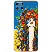 Чехол BoxFace Realme C25Y Ukraine Girl