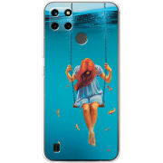 Чехол BoxFace Realme C25Y Girl In The Sea