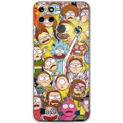 Чехол BoxFace Realme C25Y Rick and Morty
