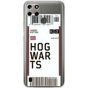 Прозрачный чехол BoxFace Realme C25Y Ticket Hogwarts