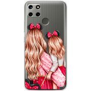 Прозрачный чехол BoxFace Realme C25Y Mouse Girls