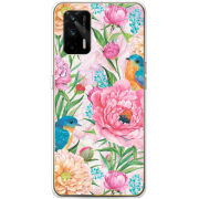 Чехол BoxFace Realme GT 5G Birds in Flowers