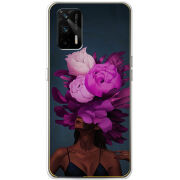 Чехол BoxFace Realme GT 5G Exquisite Purple Flowers