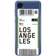 Прозрачный чехол BoxFace Samsung Galaxy A03 Core (A032F) Ticket Los Angeles