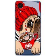 Прозрачный чехол BoxFace Samsung Galaxy A03 Core (A032F) Winter Puggy