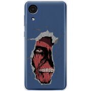 Прозрачный чехол BoxFace Samsung Galaxy A03 Core (A032F) Нападение Титана