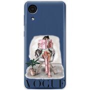 Прозрачный чехол BoxFace Samsung Galaxy A03 Core (A032F) VOGUE