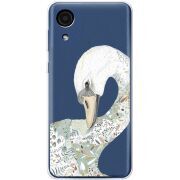 Прозрачный чехол BoxFace Samsung Galaxy A03 Core (A032F) Swan