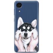 Прозрачный чехол BoxFace Samsung Galaxy A03 Core (A032F) Husky