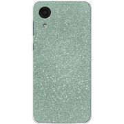 Чехол с блёстками BoxFace Samsung Galaxy A03 Core (A032F) Зеленый