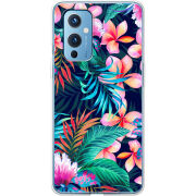 Чехол BoxFace OnePlus 9 flowers in the tropics