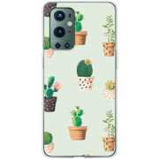 Чехол BoxFace OnePlus 9 Pro L-green Cacti