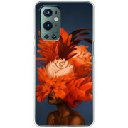 Чехол BoxFace OnePlus 9 Pro Exquisite Orange Flowers