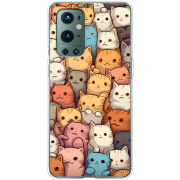Чехол BoxFace OnePlus 9 Pro Котики муркотики