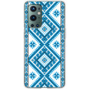 Чехол BoxFace OnePlus 9 Pro Блакитний Орнамент