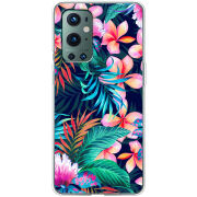 Чехол BoxFace OnePlus 9 Pro flowers in the tropics