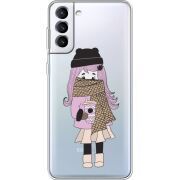 Прозрачный чехол BoxFace Samsung Galaxy S21 FE G990 Winter Morning Girl