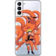 Прозрачный чехол BoxFace Samsung Galaxy S21 FE G990 Naruto and Kurama