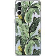 Прозрачный чехол BoxFace Samsung Galaxy S21 FE G990 Banana Leaves