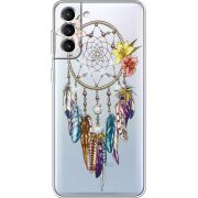 Чехол со стразами Samsung Galaxy S21 FE G990 Dreamcatcher